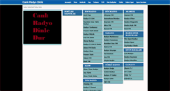 Desktop Screenshot of canliradyodinledur.com